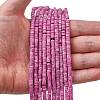 Dyed Synthetic Imperial Jasper Beads Strands G-Z089-A03-M-2