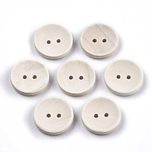 Natural Wood Buttons WOOD-N006-88A-01