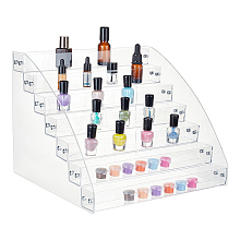 7-Tier Assembled Transparent Acrylic Cosmetic Organizer Display Racks ODIS-WH0030-35