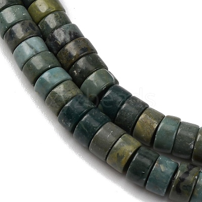 Natural Shoushan Jade Beads Strands G-L624-I09-2x4mm-1