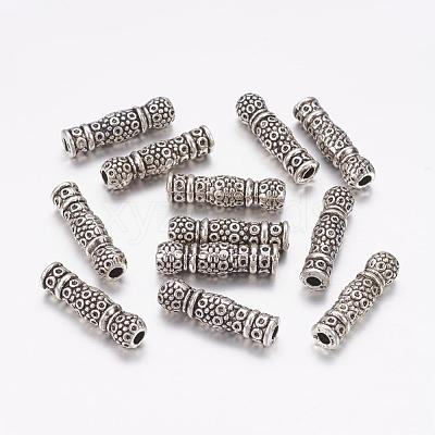 Tibetan Style Alloy Tube Beads X-LF0658Y-NF-1