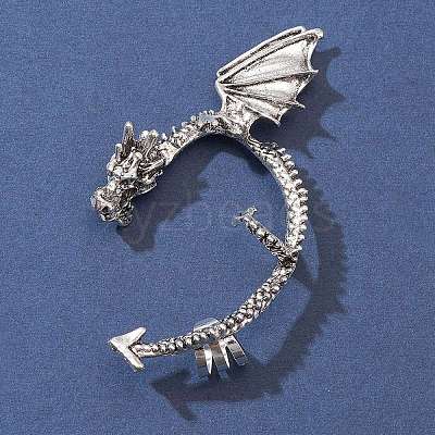 Alloy Dragon Cuff Earrings EJEW-FS0001-08-1