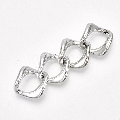 UV Plating ABS Plastic Linking Rings LS-X-CCB-S162-01B-04-1