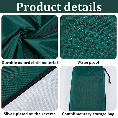 Oxford Cloth Outdoor Courtyard Swing Roof Cover AJEW-WH20816-215-1