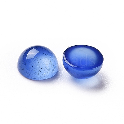 Natural Gemstone Cabochons X-G-P393-R01-6MM-1
