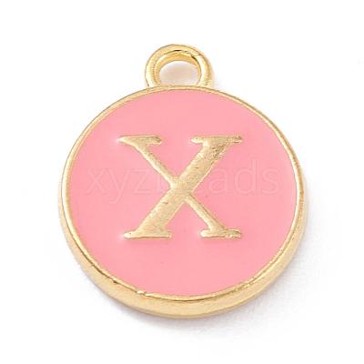 Golden Plated Alloy Enamel Charms X-ENAM-Q437-14X-1