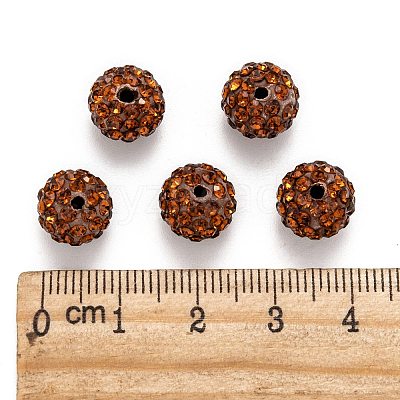 Pave Disco Ball Beads RB-A130-10mm-22-1