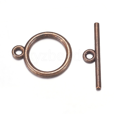 Tibetan Style Toggle Clasps LS-TIBEP-A12208-R-FF-1