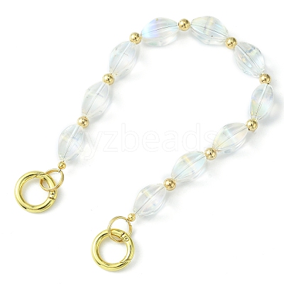 Acrylic & CCB Plastic Beaded Bag Straps HJEW-JM01083-05-1