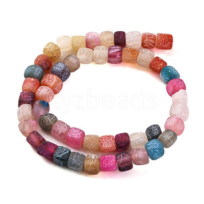 Natural Weathered Agate Beads Strands G-NH0038-01A-1