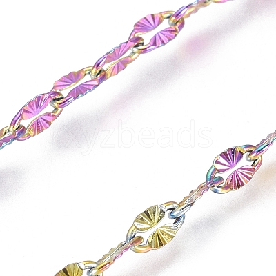 Ion Plating(IP) 304 Stainless Steel Textured Dapped Chains CHS-D004-02-1