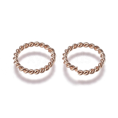 304 Stainless Steel Open Jump Rings STAS-E484-71C-RG-1