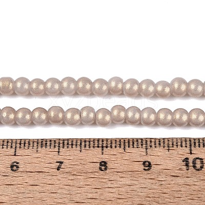 Baking Paint Glass Pearl Beads Strands DGLA-ZX001-05A-15-1
