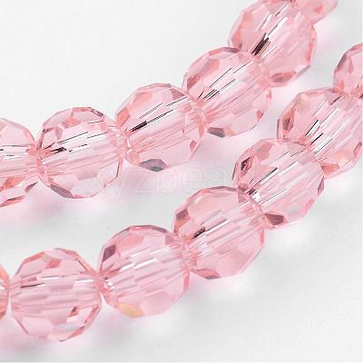 Transparent Glass Bead Strands GLAA-G013-4mm-87-1