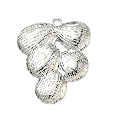 304 Stainless Steel Pendants STAS-C168-02B-P-1