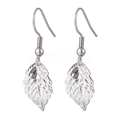 304 Stainless Steel Dangle Earrings EJEW-JE06552-02-1