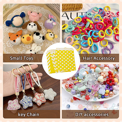 40Pcs 4 Styles Kraft Paper Bags CARB-TA0001-13A-1