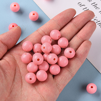 Opaque Acrylic Beads MACR-S370-C10mm-A04-1