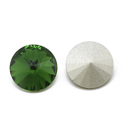 Pointed Back Glass Rhinestone Cabochons RGLA-T086-18mm-20-1