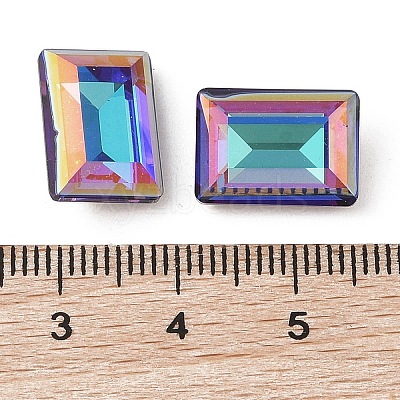 Glass Rhinestone Cabochons RGLA-L029-05B-BBLA-1