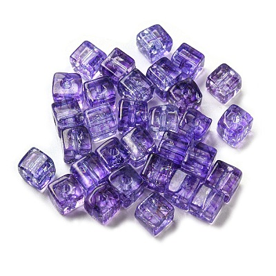 500Pcs Transparent Crackle Glass Beads EGLA-NH0001-01G-1