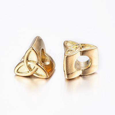 304 Stainless Steel European Beads Enamel Settings STAS-H368-30-1