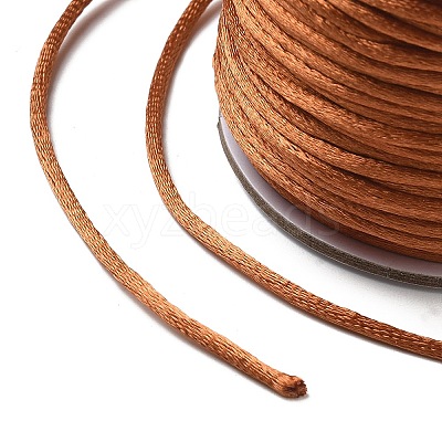 Nylon Satin Rattail Cords X-NWIR-A003-30-1