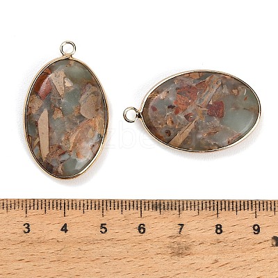 Dyed Synthetic Imperial Jasper Pendants GG-CBAA20A-04G-01-1