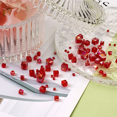 Electroplate Glass Beads Strands EGLA-TA0001-06-1