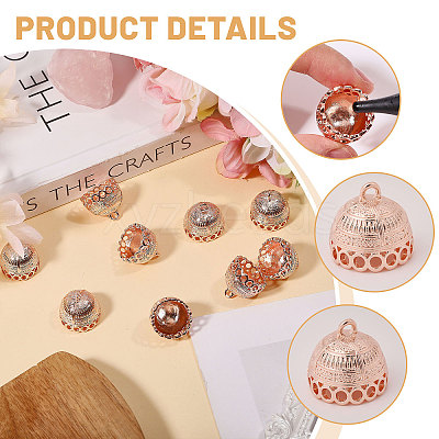 10Pcs Tibetan Style Alloy Pendant Bails FIND-CA0011-43RG-1