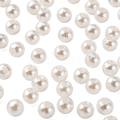 Imitation Pearl Acrylic Beads X-PL609-1-1