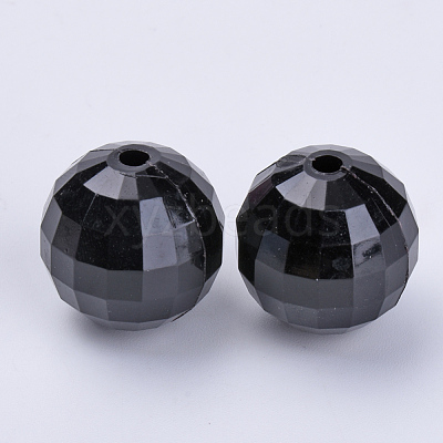 Transparent Acrylic Beads TACR-Q254-6mm-V72-1