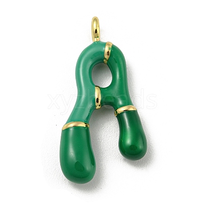 Brass Enamel Pendants KK-E093-03G-A-1