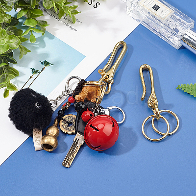 Brass Swiveling U-Hook KK-PH0001-42G-1