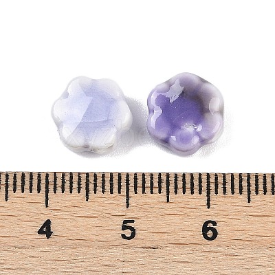 Glazed Porcelain Round Beads PORC-R003-01-1