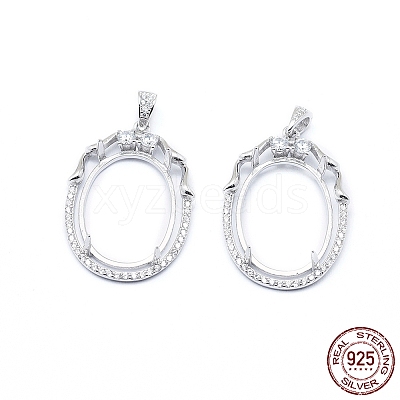 Wholesale Rhodium Plated 925 Sterling Silver Earring Hooks 