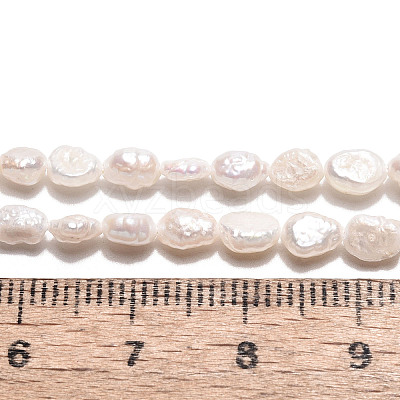 Natural Cultured Freshwater Pearl Beads Strands PEAR-N014-03H-01-1