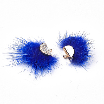 Faux Mink Fur Tassel Pendant Decorations FIND-T040-18-1