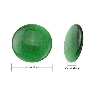 Cat Eye Cabochons X-CE-J002-25mm-M-1
