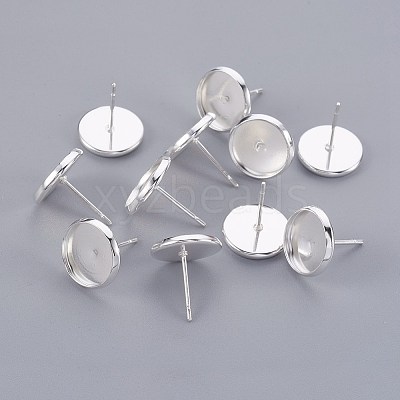 304 Stainless Steel Stud Earring Findings LS-X-STAS-F188-01P-C-1