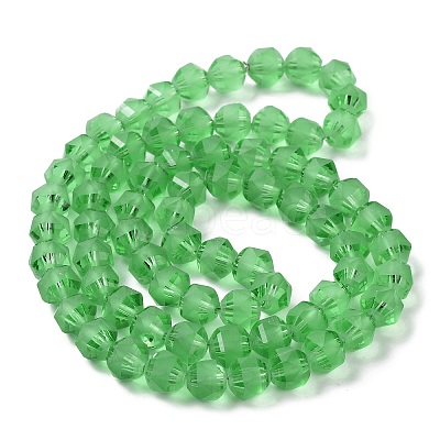 Electroplate Transparent Glass Beads Strands EGLA-I018-FA05-1