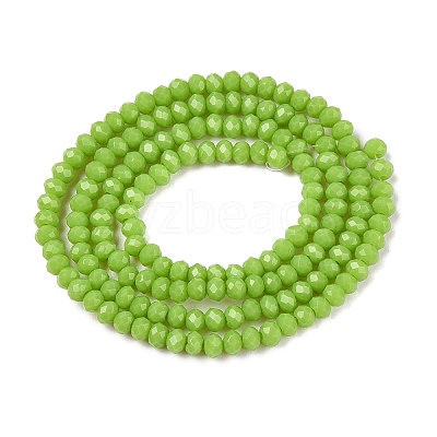 Opaque Solid Color Imitation Jade Glass Beads Strands EGLA-A044-P1mm-D30-1