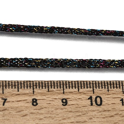 3.5MM Polyester Metallic Cord Braided Cord Necklace Making FB-CBAA152-01P-09-1