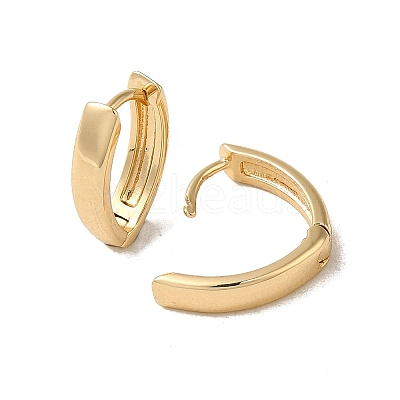 Brass Hoop Earring EJEW-L271-12KCG-03-1