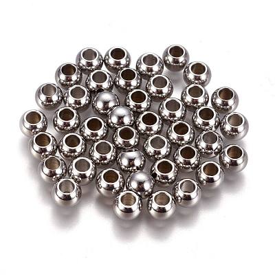 Tarnish Resistant 304 Stainless Steel Spacer Beads STAS-L222-42C-P-1