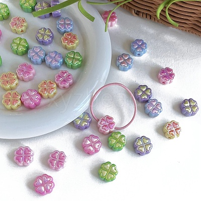 Opaque Acrylic Beads OACR-N137-27-1