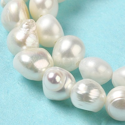 Natural Cultured Freshwater Pearl Beads Strands PEAR-E017-03-1