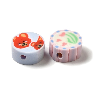 Handmade Polymer Clay Beads CLAY-E001-01A-1