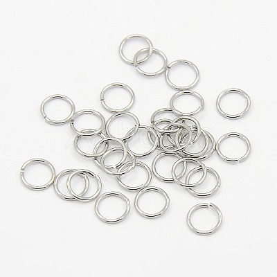 Tarnish Resistant 304 Stainless Steel Open Jump Rings STAS-M008-04E-1