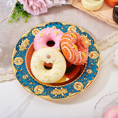 1Pc Iron Flat Round Display Panel for Fragrance Activity AJEW-MB0001-13A-1